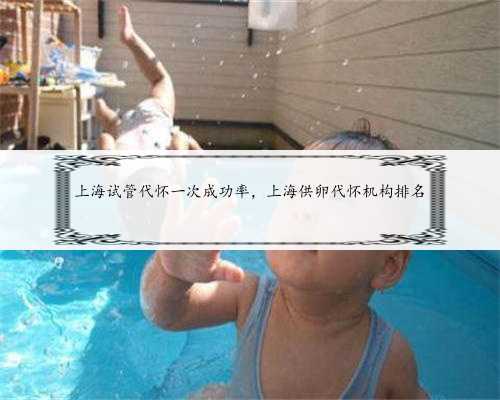 上海试管代怀一次成功率，上海供卵代怀机构排名
